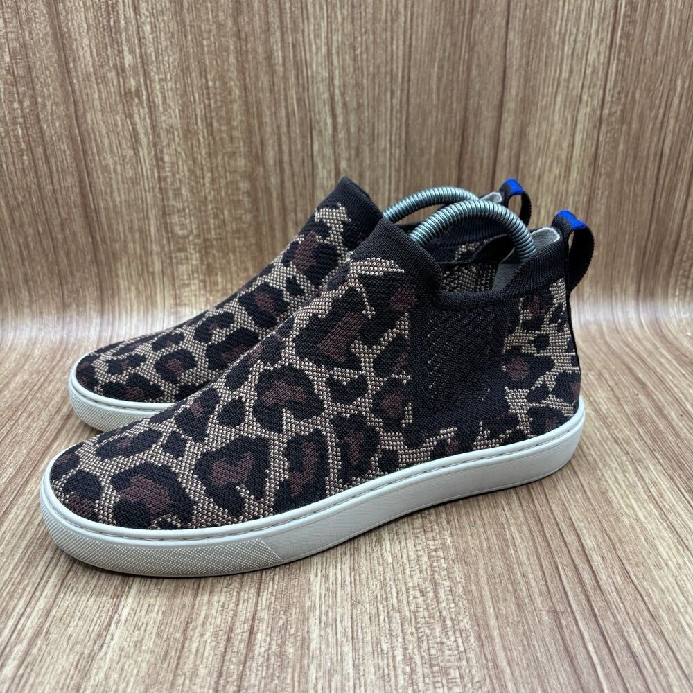 Rothy’s Women Chelsea Boot Sneaker Size 8 Wildcat Knit Pull On Shoe‎ Bootie Flat - Picture 4 of 9